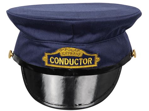 railroad conductor's hat.